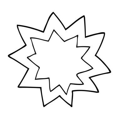 çizim karikatür patlama alev