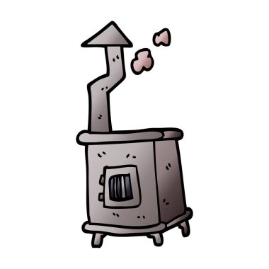 çizgi film doodle ahşap brülör