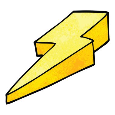 çizgi film doodle dekoratif şimşek