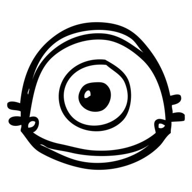 çizim karikatür mavi göz