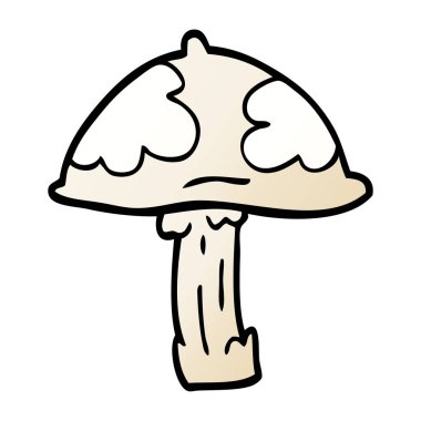 çizgi film doodle yabani mantar