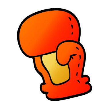 çizgi film doodle boks eldiveni