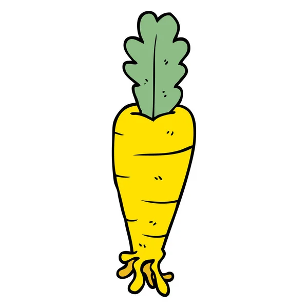 Cartoon Doodle Carrot Vector — Stock Vector