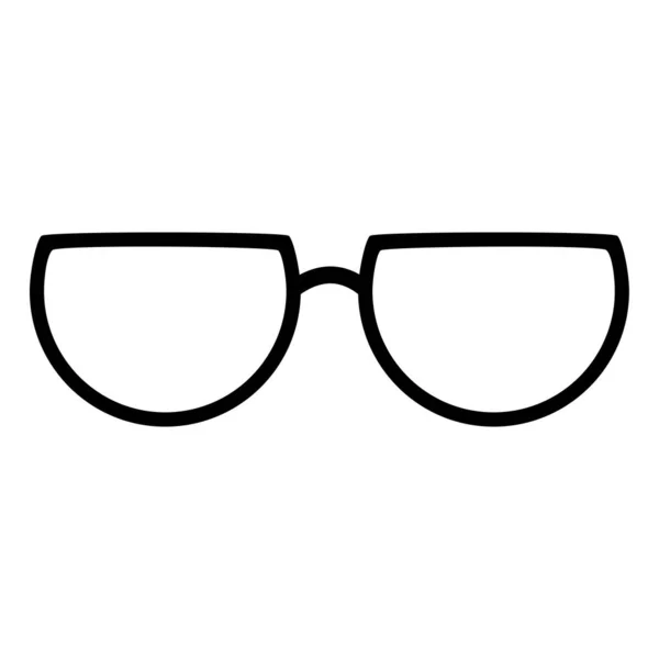 Brille Grafischer Vektor Illustration Symbol — Stockvektor