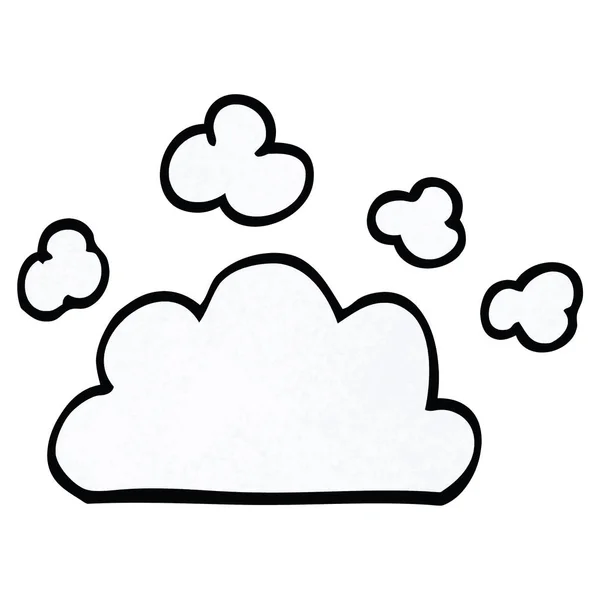 Γελοιογραφία Doodle Καιρός Σύννεφο — Διανυσματικό Αρχείο
