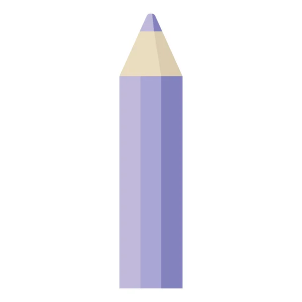 Crayon Colorier Violet Illustration Vectorielle Graphique Icône — Image vectorielle