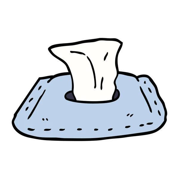 Cartoon Doodle Toilet Wipes — Stock Vector