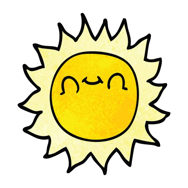 Doodle Ηλιοφάνειας Διανυσματικά Εικονογράφηση Κινούμενα Σχέδια — Διανυσματικό Αρχείο