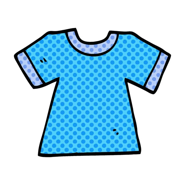 Camisa Desenho Animado Doodle Tee — Vetor de Stock