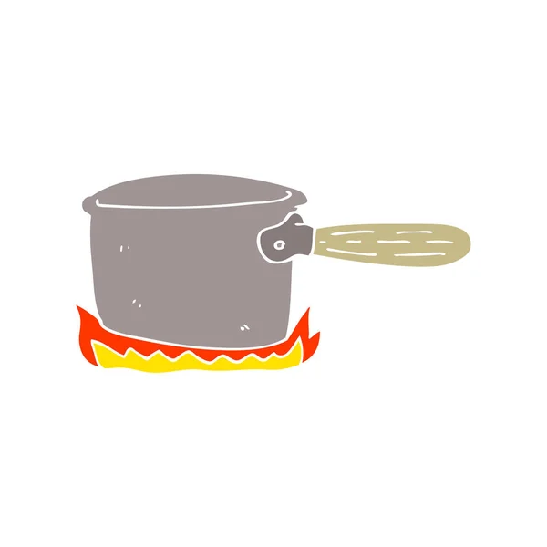 Cartoon Doodle Koken Pan — Stockvector