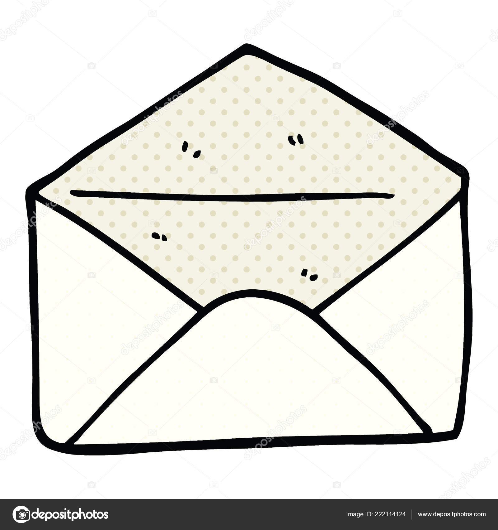 Comic Book Style Cartoon Envelope Stock Vector Image by