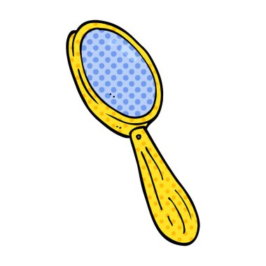 çizgi film doodle Büyüteç