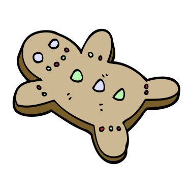 çizgi film doodle yılbaşı kurabiye