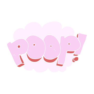 düz renk kaka resmi! metin