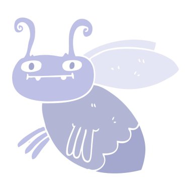 düz renk stil karikatür hata