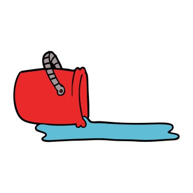 karikatür karalama Aracı, renkli vektör çizim