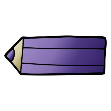 çizgi film doodle renkli kalem