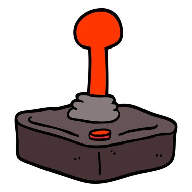 elle çizilmiş doodle tarzı çizgi film oyun çubuğu