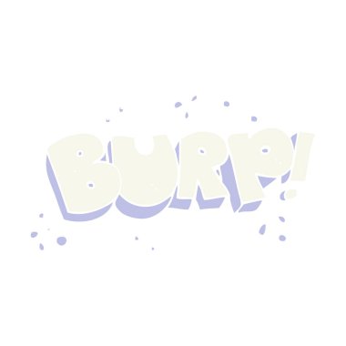 düz renk geğirmek metin gösterimi