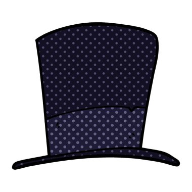 karikatür silindir şapka