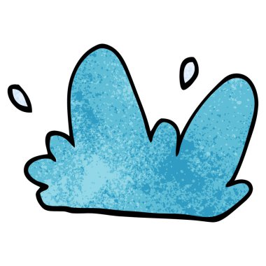 çizgi film doodle su sıçrama