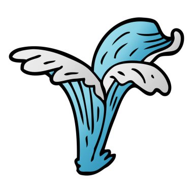 çizgi film doodle su sıçrama