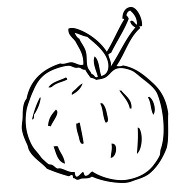 çizim karikatür organik portakal