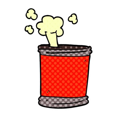 çizgi film doodle kutu bira