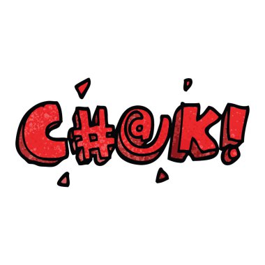 çizgi film doodle küfür