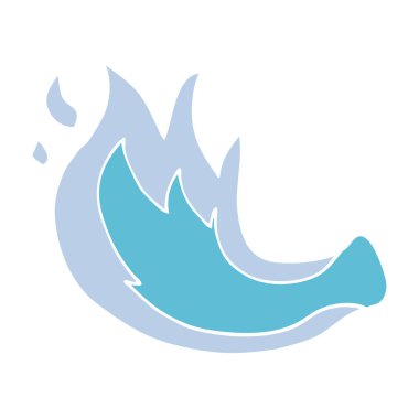 çizgi film doodle gaz alev