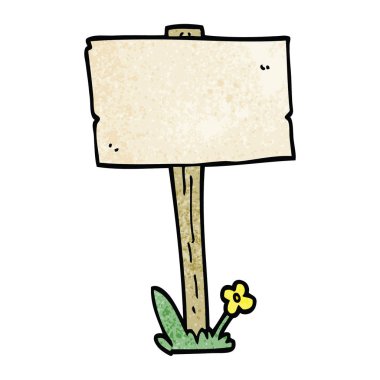 çizgi film doodle işareti yazı