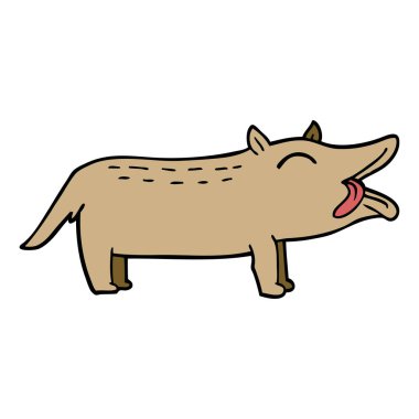 çizgi film doodle komik köpek