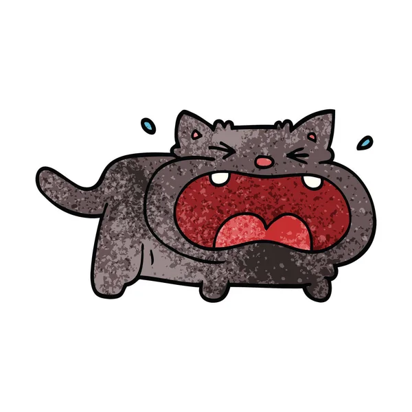 Cartoon Doodle Fatcat — Stockvector