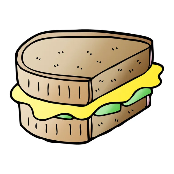 Cartoon Doodle Toastbrot — Stockvektor