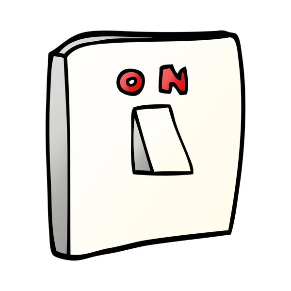 Cartoon Doodle Switch — Stock vektor