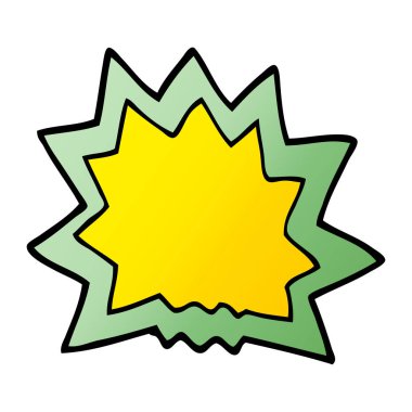 patlama, vektör, illüstrasyon karikatür doodle