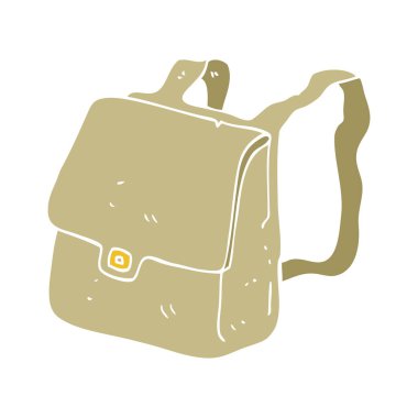 El çantası düz renkli çizimi