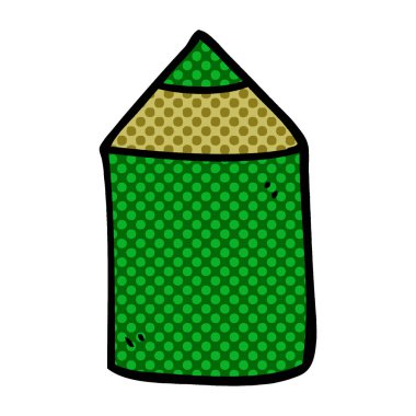 çizgi film doodle renkli kalem