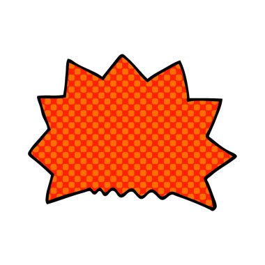 çizgi film doodle büyük patlama patlama