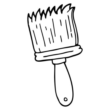 çizim karikatür boya fırçası