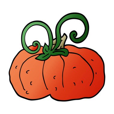 çizgi film doodle kış kabak