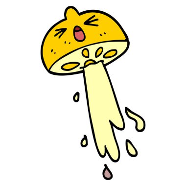 çizgi film doodle oyuncak limon