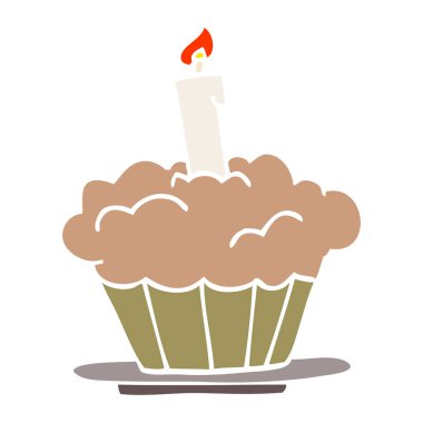 çizgi film doodle Doğum günü pastası