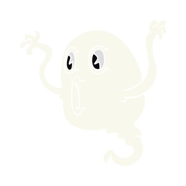 korkunç çizgi film doodle hayalet