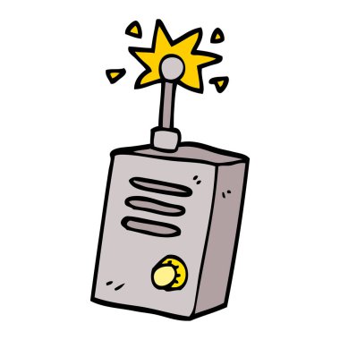 elle çizilmiş doodle tarzı çizgi film volki tolki