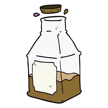 çizgi film doodle içki sürahi