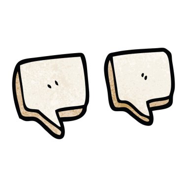 çizgi film doodle tırnak işaretleri