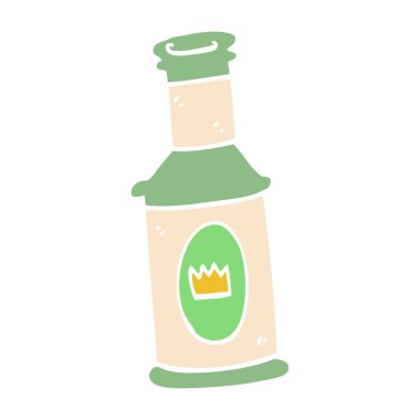 çizgi film doodle alkollü içki