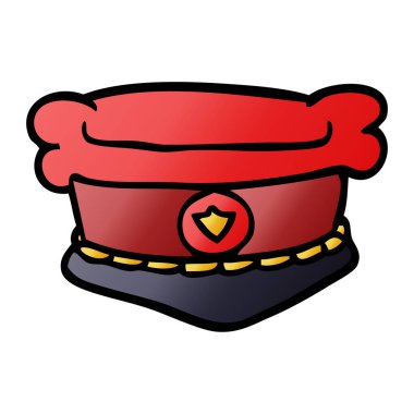 çizgi film doodle yangın chiefs şapka