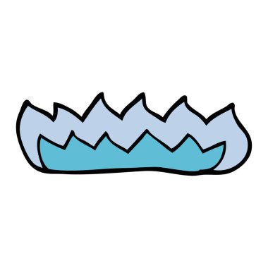 çizgi film doodle gaz alev